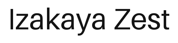 Izakaya Zest